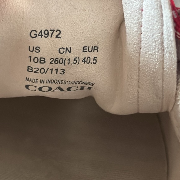 Coach Citysole Runner mesh sneakers sz 10B - Picture 9 of 11